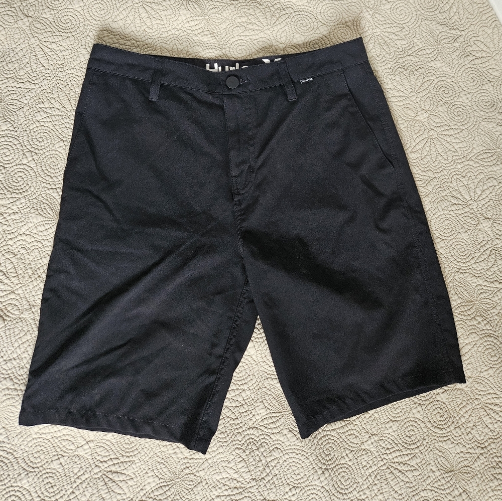 Hurley Men's Black Board Shorts, Size 30